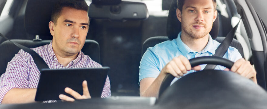 car driving school instructor